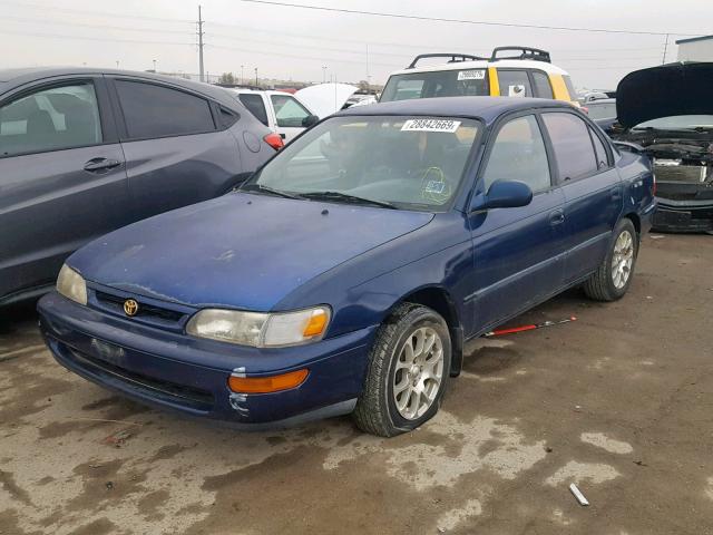 1NXBB02E1VZ509392 - 1997 TOYOTA COROLLA DX BLUE photo 2