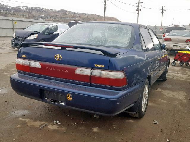 1NXBB02E1VZ509392 - 1997 TOYOTA COROLLA DX BLUE photo 4