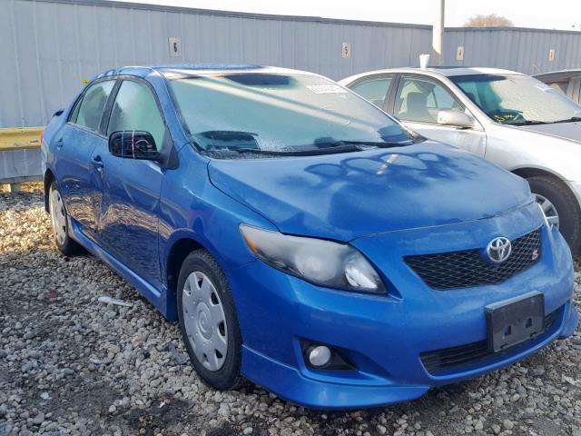 2T1BU4EE4AC366057 - 2010 TOYOTA COROLLA BA BLUE photo 1