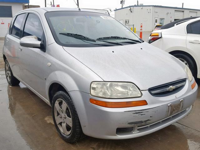 KL1TD66667B761542 - 2007 CHEVROLET AVEO BASE Күміс фото 1