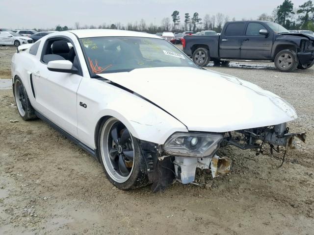 1ZVBP8CF1B5158708 - 2011 FORD MUSTANG GT WHITE photo 1