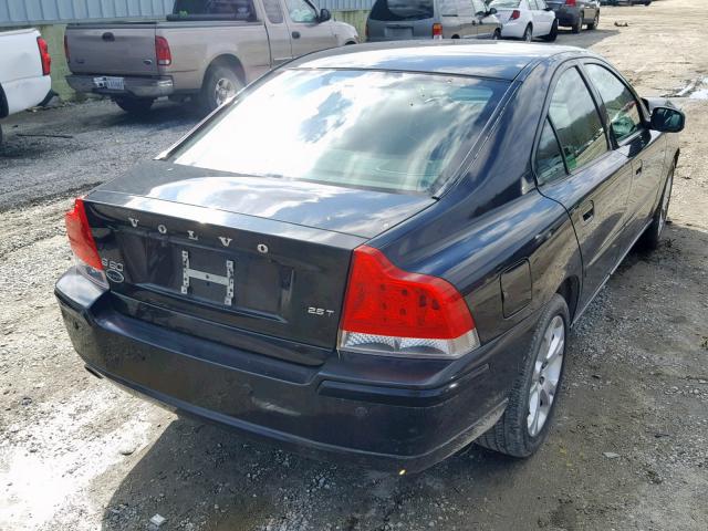 YV1RS592892740264 - 2009 VOLVO S60 2.5T BLACK photo 4