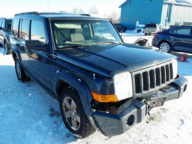 1J8HG48N96C328202 - 2006 JEEP COMMANDER BLUE photo 1