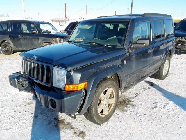 1J8HG48N96C328202 - 2006 JEEP COMMANDER BLUE photo 2