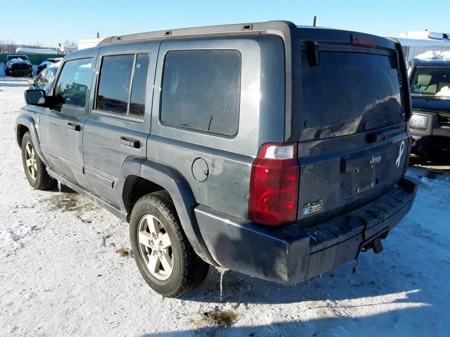 1J8HG48N96C328202 - 2006 JEEP COMMANDER BLUE photo 3