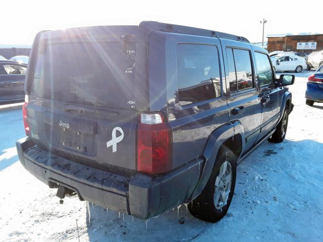 1J8HG48N96C328202 - 2006 JEEP COMMANDER BLUE photo 4