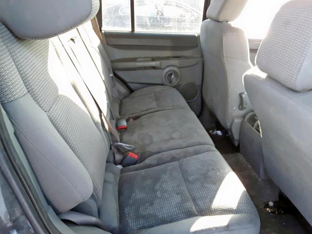 1J8HG48N96C328202 - 2006 JEEP COMMANDER BLUE photo 6