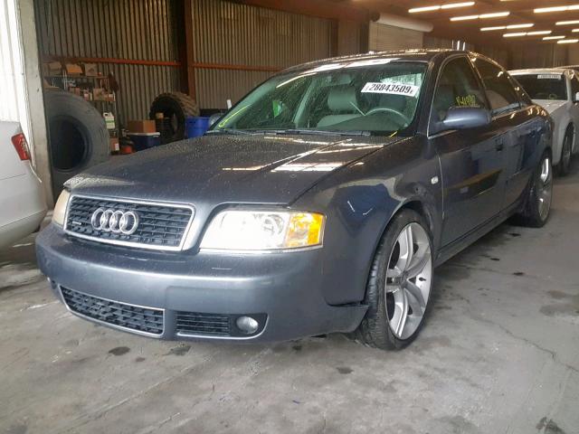 WAULD64B74N001152 - 2004 AUDI A6 2.7T QU GRAY photo 2