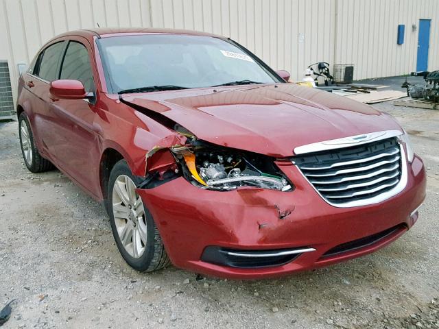 1C3CCBBB1CN211038 - 2012 CHRYSLER 200 TOURIN RED photo 1