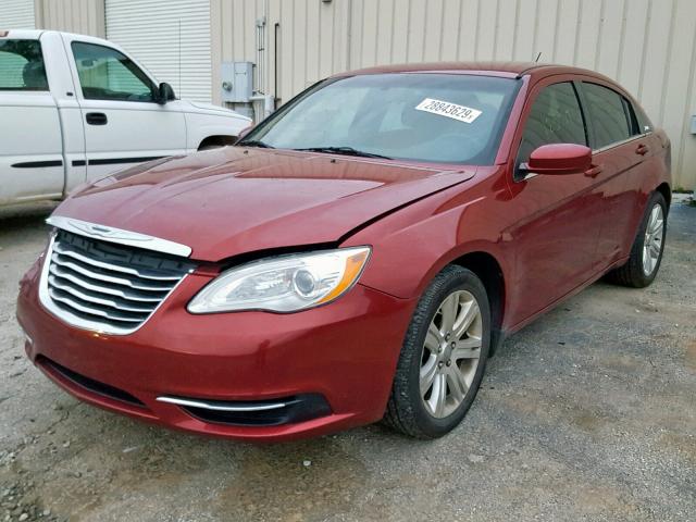 1C3CCBBB1CN211038 - 2012 CHRYSLER 200 TOURIN RED photo 2