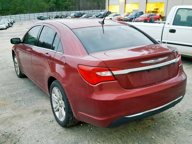 1C3CCBBB1CN211038 - 2012 CHRYSLER 200 TOURIN RED photo 3