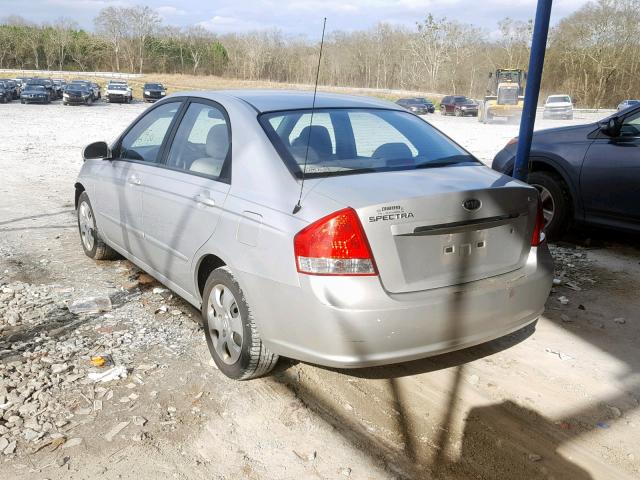 KNAFE222195644061 - 2009 KIA SPECTRA EX SILVER photo 3