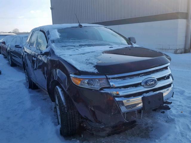 2FMDK4JC6BBA62334 - 2011 FORD EDGE SEL BLACK photo 1