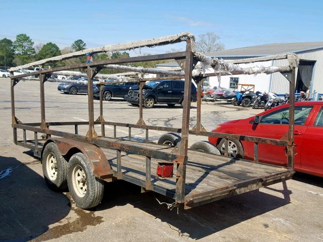 1TTWG656631854273 - 2003 UTILITY TRAILER BLACK photo 3