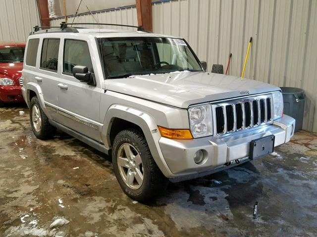 1J8HG58N16C189561 - 2006 JEEP COMMANDER SILVER photo 1