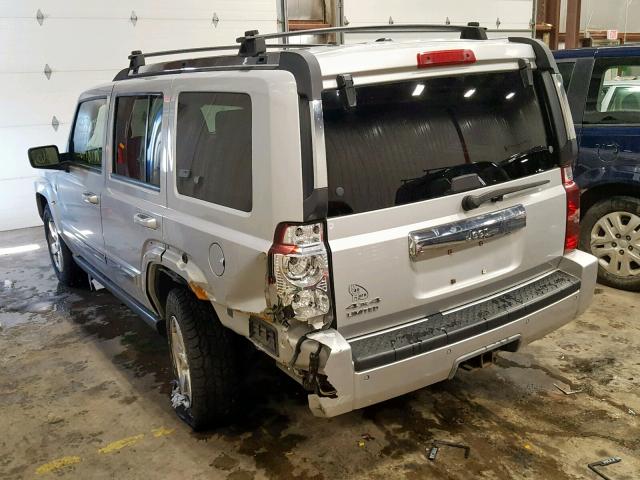 1J8HG58N16C189561 - 2006 JEEP COMMANDER SILVER photo 3