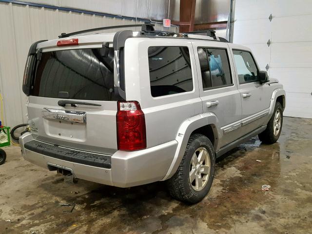 1J8HG58N16C189561 - 2006 JEEP COMMANDER SILVER photo 4