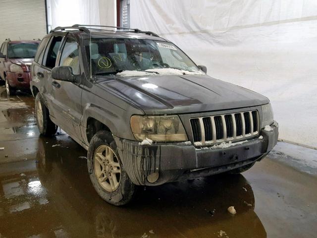 1J4GW48S34C432168 - 2004 JEEP GRAND CHER GRAY photo 1