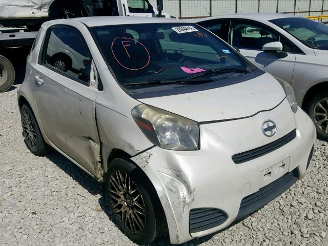 JTNJJXB08CJ015184 - 2012 TOYOTA SCION IQ WHITE photo 1