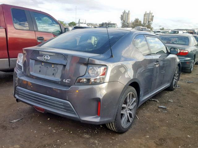 JTKJF5C78F3092158 - 2015 TOYOTA SCION TC Сұр фото 4