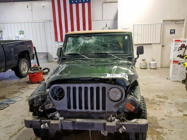 1J4FY49S6WP750964 - 1998 JEEP WRANGLER / GREEN photo 9