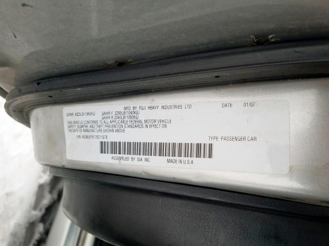 4S3BL616176211978 - 2007 SUBARU LEGACY 2.5I  photo 10