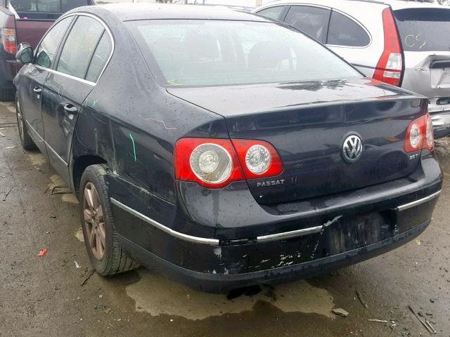 WVWJK73C78P031312 - 2008 VOLKSWAGEN PASSAT TUR BLACK photo 3