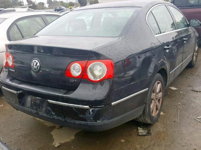 WVWJK73C78P031312 - 2008 VOLKSWAGEN PASSAT TUR BLACK photo 4