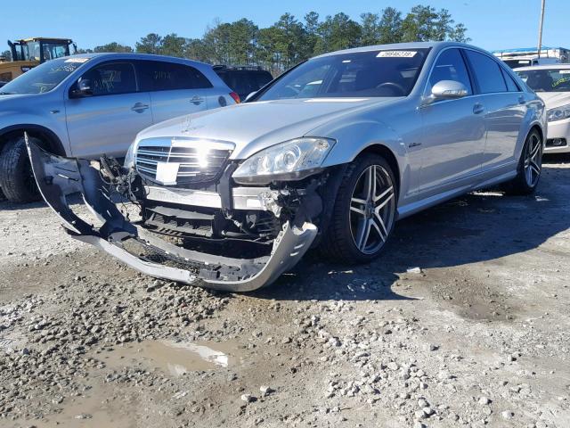 WDDNG77X08A174837 - 2008 MERCEDES-BENZ S 63 AMG SILVER photo 2