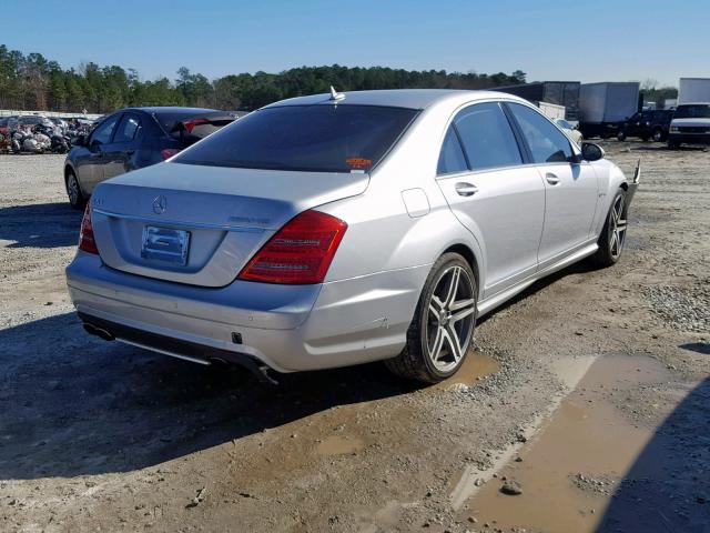 WDDNG77X08A174837 - 2008 MERCEDES-BENZ S 63 AMG SILVER photo 4