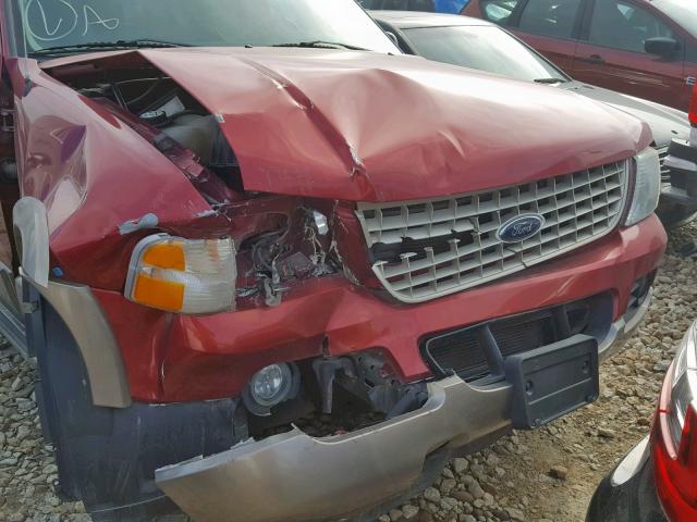 1FMZU64K84ZA10539 - 2004 FORD EXPLORER E RED photo 9