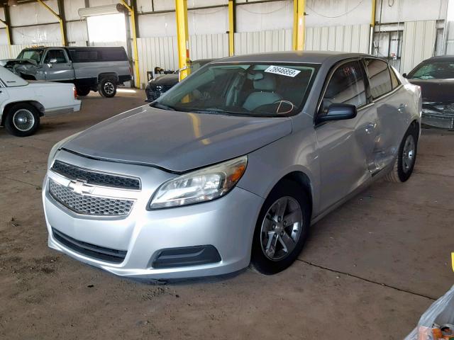 1G11B5SA9DF138276 - 2013 CHEVROLET MALIBU LS SILVER photo 2