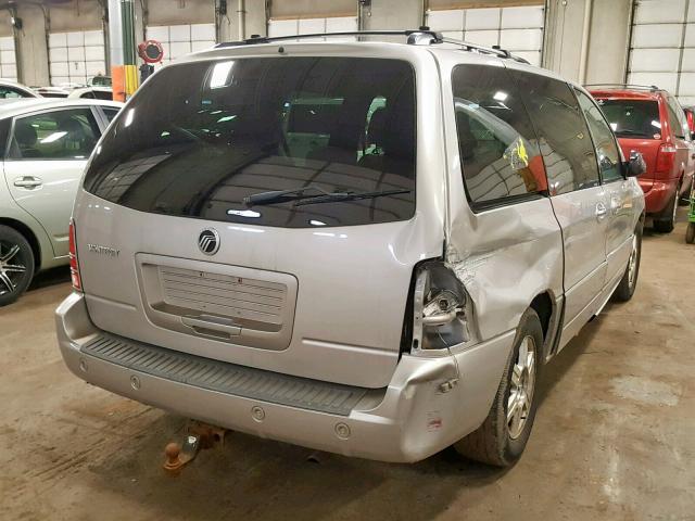 2MRDA202X4BJ16254 - 2004 MERCURY MONTEREY SILVER photo 4