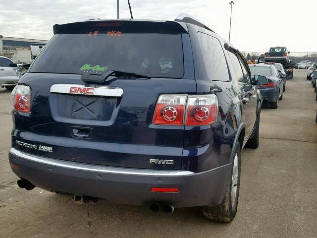 1GKEV13D69J174453 - 2009 GMC ACADIA SLE BLUE photo 4