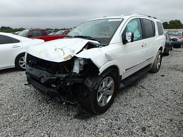 5N1BA0NF2DN615284 - 2013 NISSAN ARMADA PLA WHITE photo 2