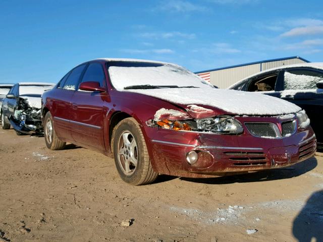 1G2HX54K5Y4240631 - 2000 PONTIAC BONNEVILLE MAROON photo 1