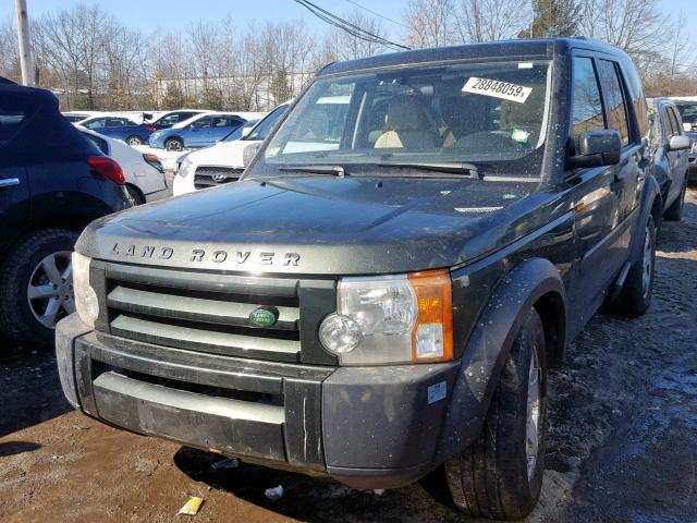 SALAE24426A358193 - 2006 LAND ROVER LR3 GREEN photo 2