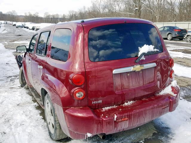 3GNDA13D97S582984 - 2007 CHEVROLET HHR LS Rojo foto 3