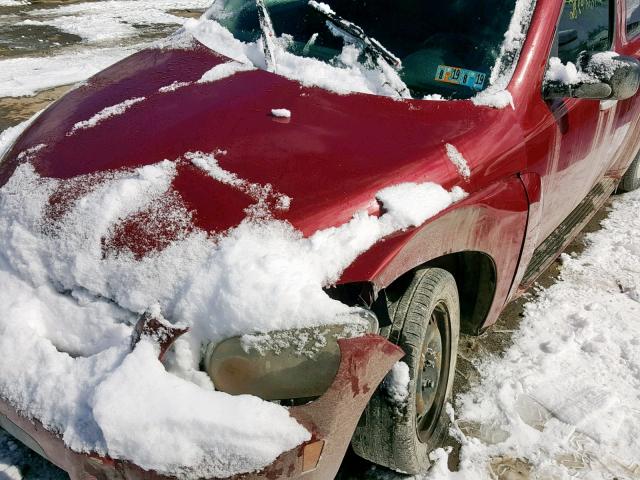 3GNDA13D97S582984 - 2007 CHEVROLET HHR LS Rojo foto 9