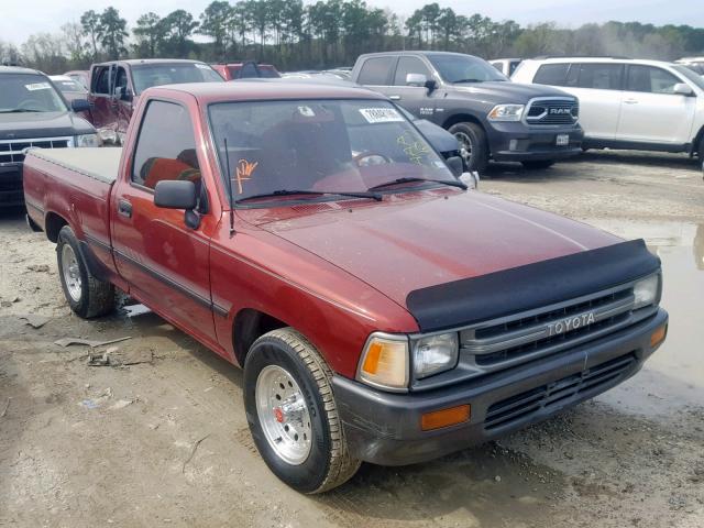 JT4RN81P9K0007020 - 1989 TOYOTA PICKUP 1/2 BURGUNDY photo 1