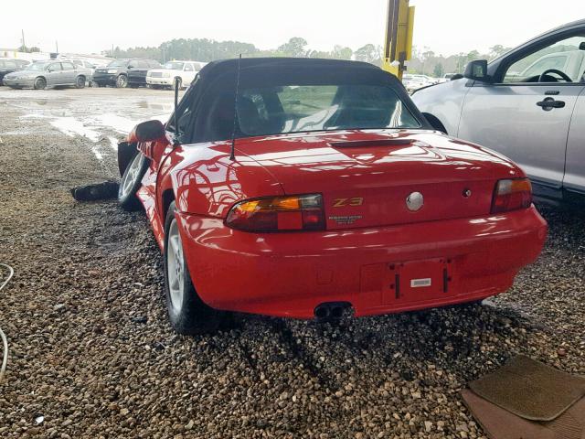 4USCJ3329WLC10951 - 1998 BMW Z3 2.8 RED photo 3