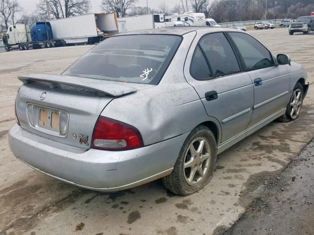 3N1AB51D22L701659 - 2002 NISSAN SENTRA SE- SILVER photo 4