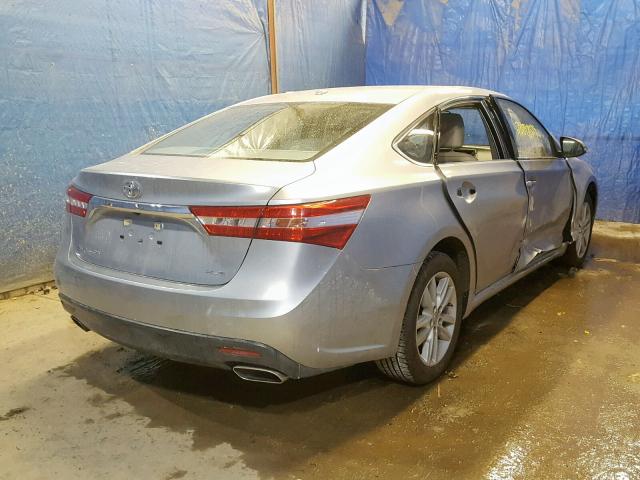 4T1BK1EB9FU136952 - 2015 TOYOTA AVALON XLE SILVER photo 4