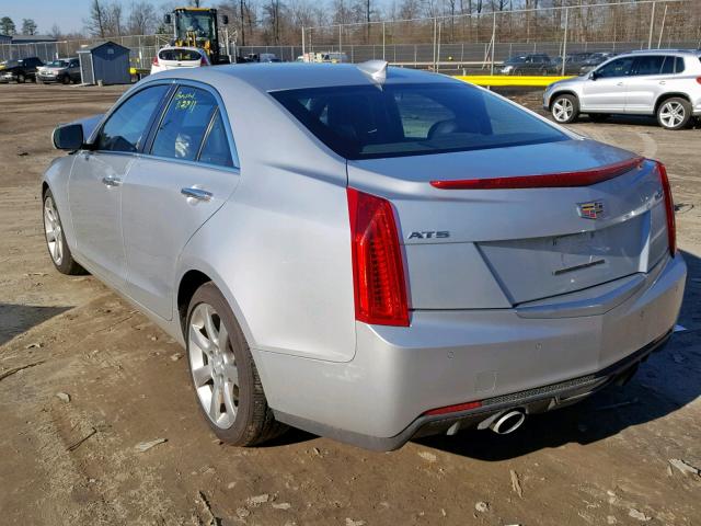 1G6AB5RX7G0121777 - 2016 CADILLAC ATS LUXURY SILVER photo 3