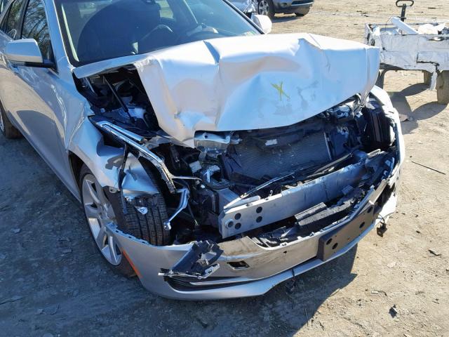 1G6AB5RX7G0121777 - 2016 CADILLAC ATS LUXURY SILVER photo 9