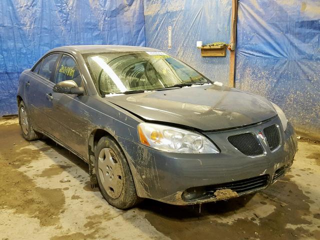 1G2ZF58B374275944 - 2007 PONTIAC G6 VALUE L GRAY photo 1