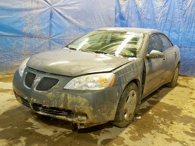 1G2ZF58B374275944 - 2007 PONTIAC G6 VALUE L GRAY photo 2