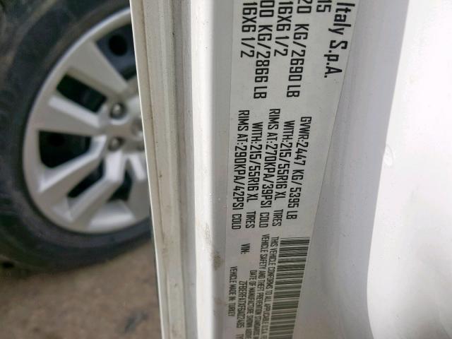 ZFBERFATXF6A02485 - 2015 RAM PROMASTER 白色 照片 10