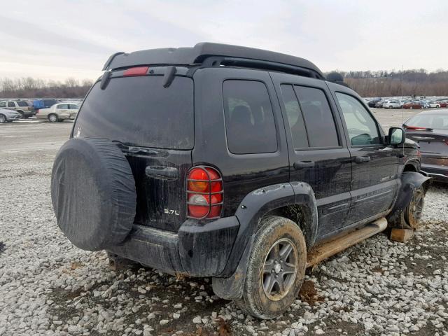 1J4GL38K33W546154 - 2003 JEEP LIBERTY RE BLACK photo 4