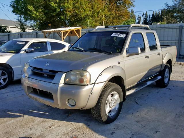 1N6ED27T71C327031 - 2001 NISSAN FRONTIER C GOLD photo 2